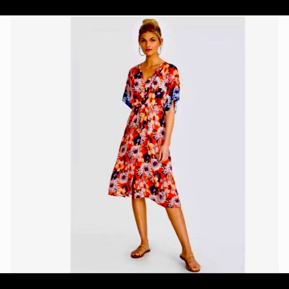 JOHNNY WAS JADE DEEPIKA MIDI DRESS *BRAND NEW* SIZE: XS
